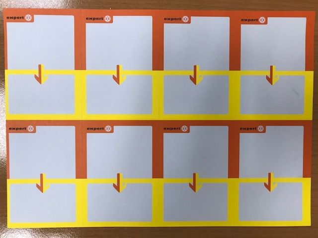 ACCESORIO ENTRETENIMIENTO VARIOS 50 ETIQUETA DIN A-7 OFERTA HORI